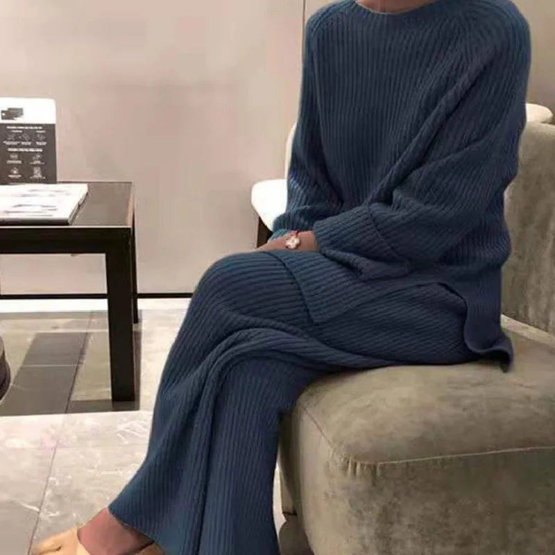 Alaya® Zweiteiler -  Schlichte Pyjama mit Oversizeschnitt